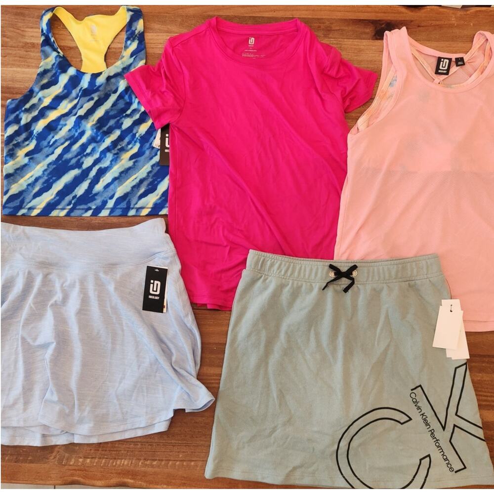 NWT Girl's Summer Activewear Bundle Calvin Klein Ideology L